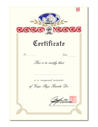 Shidoin Certificate (IKGA)